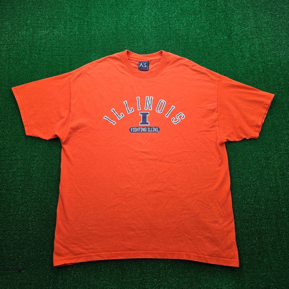 University of Illinois Fighting Illini AS Sports Graphic Tshirt Mens XL NCAA